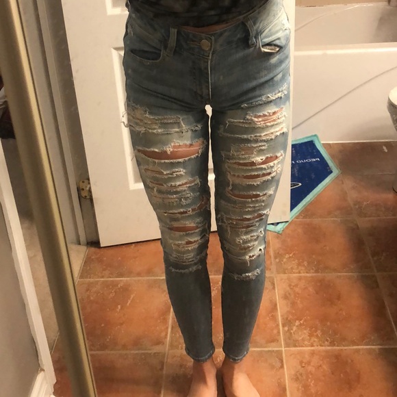 American Eagle high rise jeggings - Picture 2 of 4